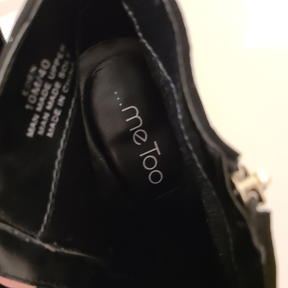 Black Ankle Boots with Silver Zippers - Picture 7 of 9